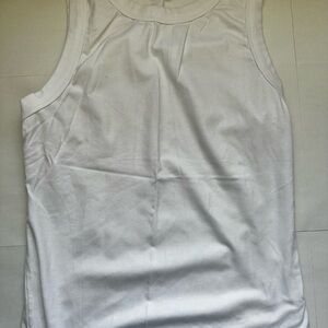 Classic White Sleeveless Top